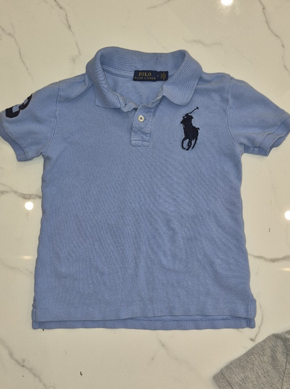Polo by Ralph Lauren Light Blue Big Pony Polo with Navy Pony